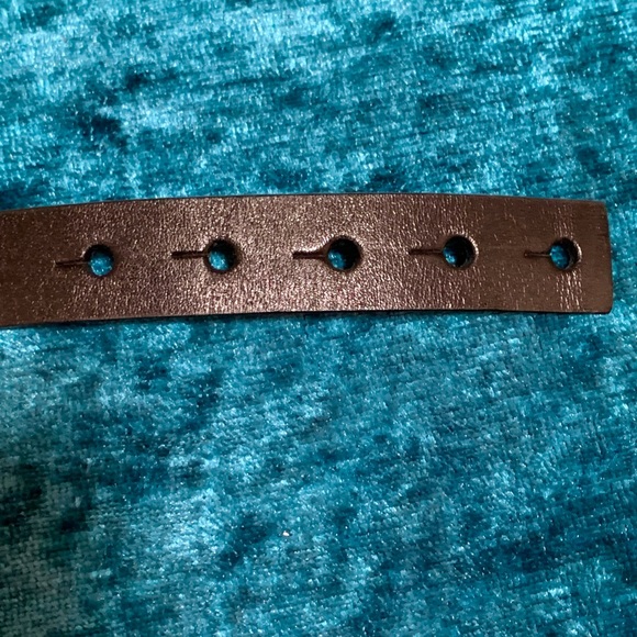 St. John black skinny leather belt main image 13